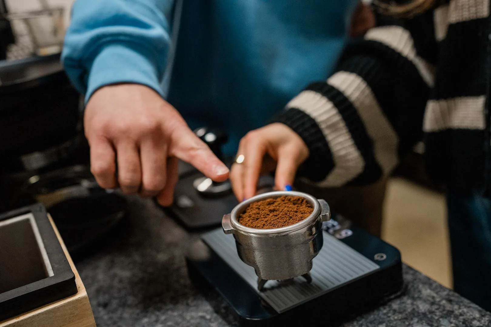Atomic Coffee Roasters espresso preparation